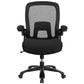 Big & Tall Office Chair| Black Mesh Executive Swivel Office Chair with Lumbar and Back Support and Wheels