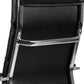 Hansel High Back Black LeatherSoft Contemporary Panel Executive Swivel Office Chair