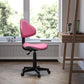 Whitney Pink Fabric Swivel Ergonomic Task Office Chair