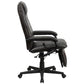 Robert High Back Brown LeatherSoft Executive Reclining Ergonomic Swivel Office Chair with Arms