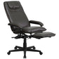 Robert High Back Brown LeatherSoft Executive Reclining Ergonomic Swivel Office Chair with Arms