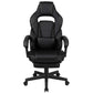 X40 Gaming Chair Racing Ergonomic Computer Chair with Fully Reclining Back/Arms, Slide-Out Footrest, Massaging Lumbar - Black