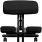 Tatum Mobile Ergonomic Kneeling Office Chair in Black Fabric