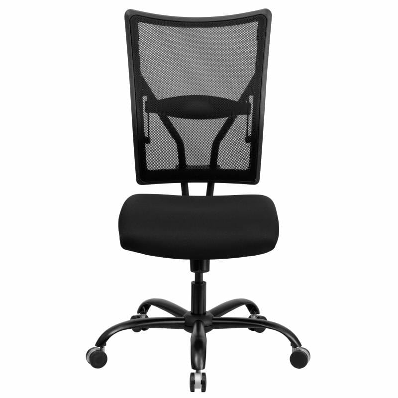 HERCULES Series Big & Tall 400 lb. Rated Black Mesh Executive Swivel Ergonomic Office Chair